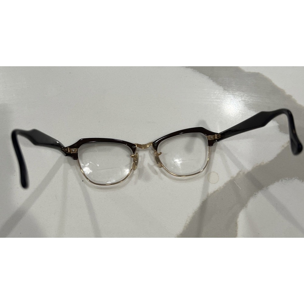 Vintage Bausch & Lomb 1/10 12K GF Gold Filled/Plate Eyeglass Frames 20-46 - Picture 5 of 9